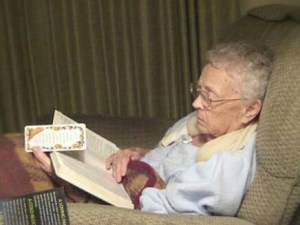 One of my indelible memories of my grandparents is of them turning off the TV in the evening and taking out their Bibles for a little while. Grandma continued doing this until she became to weak to do so. What a legacy of faith!